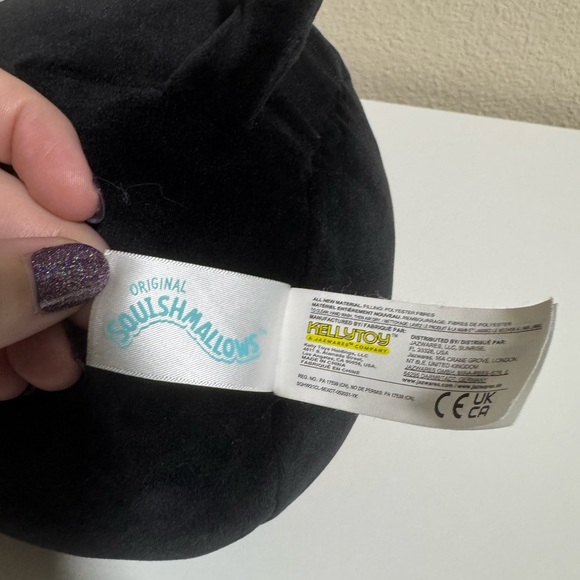 9” Black and Orange Cat Claire’s Squishmallow - Picture 6 of 6